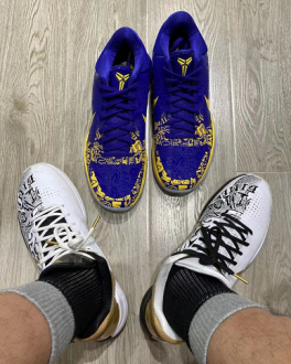 Nike Zoom Kobe 5 Big Stage 大舞台 黑白金色 男女同款 籃球鞋 photo review