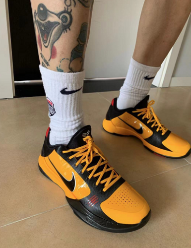 Nike Zoom Kobe 5 李小龍 Kobe Bruce Lee 科比5代 復刻 黑黃 男款 籃球鞋 photo review